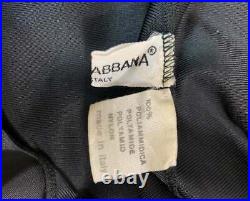 Vintage 1990's Dolce & Gabbana Black Nylon Slip Dress