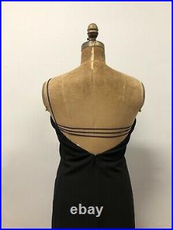 Vintage 1990s CALVIN KLEIN COLLECTION Minimalist Little Black Dress