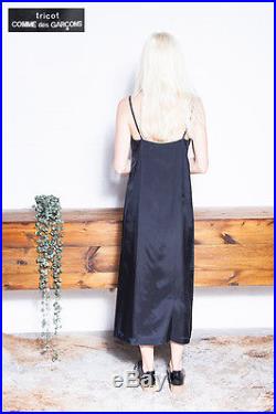 Vintage 1993 COMME DES GARCONS Black Maxi Slip Dress