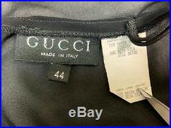 Vintage 1997 Gucci by Tom Ford Sheer Black Gauze Slip Dress