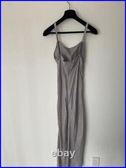 Vintage 2007 Maison Martin Margíela MM6 Silk Grey Slip Dress Size 42