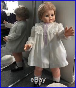 Vintage 31 Tall- Eugene Doll-Saucy Walker In A Jacket And Dress. Shoes Slip