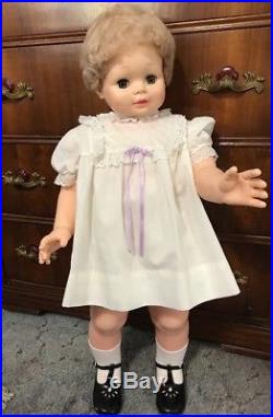 Vintage 31 Tall- Eugene Doll-Saucy Walker In A Jacket And Dress. Shoes Slip