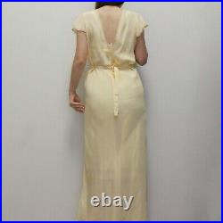 Vintage 40s Slip Dress Silky Nightgown