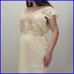 Vintage 40s Slip Dress Silky Nightgown