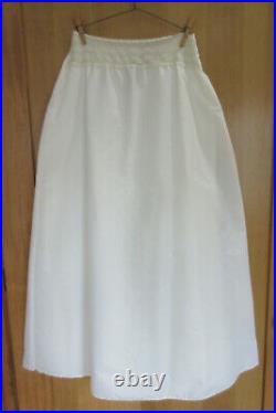 Vintage 60s 70s Wedding Dress size 10-12 Antique look includes slip Hippie Boho