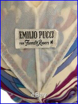 Vintage 60s Emilio Pucci for Formfit Rogers Maxi Slip Dress