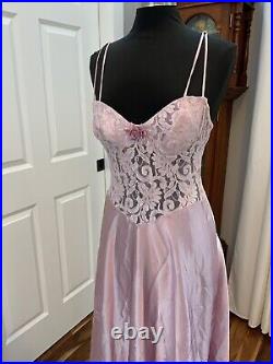 Vintage 80s or 90s slip nightgown chemise slip lilac no size see measurements