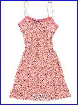 Vintage 90's Betsey Johnson Floral Milkmaid Style Dress