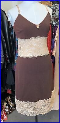 Vintage 90s Dolce & Gabanna Lace Slip Dress Size 30/44