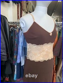 Vintage 90s Dolce & Gabanna Lace Slip Dress Size 30/44