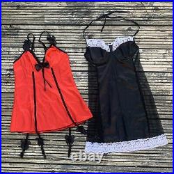Vintage 90s / Y2k Lingerie Wholesale Joblot Slip Dress Corset Bundle, 20 PIECES