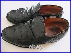 Vintage Alan McAfee of England Slip On Shoes UK 7 F Leather Hide