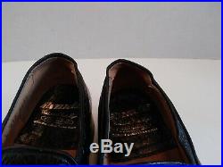 Vintage Avante Genuine Turtle Loafers Slip On Dress Shoes Mens Size 8 D Exotic