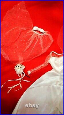 Vintage Barbie Beautiful Bride #1698 1967 TLC Dress Slip