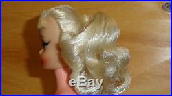 Vintage Barbie Clone Doll Platinum Ponytail Dress Hat Slip Heels Purse Stunning