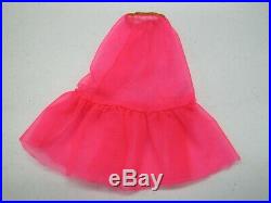 Vintage Barbie Doll RAINBOW WRAPS #1798 Mod Satin Dress Wrap Slip Shoes 1970