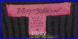Vintage Betsey Johnson Dress Y2K Guns and Bullets Tunic Sweater Top Size Medium