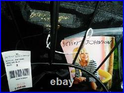 Vintage Betsey Johnson Evening Dress Black Sequin Slip Lace Size Small 2 $510