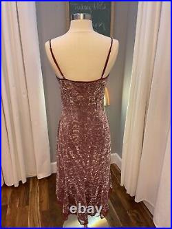 Vintage Betsey Johnson New York velvet dress Y2K women's size 8