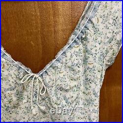 Vintage Betsey Johnson Ultra Ditsy Floral Milkmaid Dress