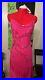 Vintage Caché women slip on dress. Size 2, pink chiffon. Brand new with tags