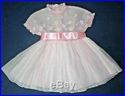 Vintage Child Baby Clothing Dress Slip Hat Bonnet Socks Patti Playpal Size