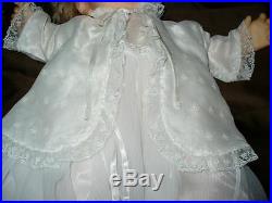 Vintage Christening Baptism Dress Crystal Pleated Slip Shoes Jacket Infant