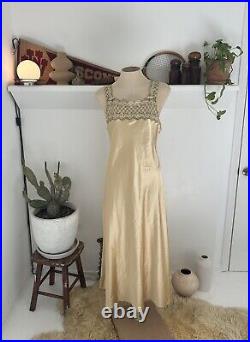 Vintage Christian Dior Slip Negligee Lace Dress Small