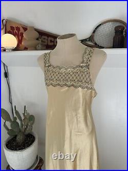 Vintage Christian Dior Slip Negligee Lace Dress Small