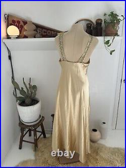 Vintage Christian Dior Slip Negligee Lace Dress Small