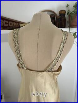 Vintage Christian Dior Slip Negligee Lace Dress Small