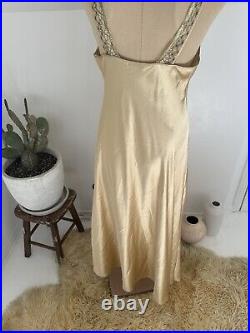 Vintage Christian Dior Slip Negligee Lace Dress Small