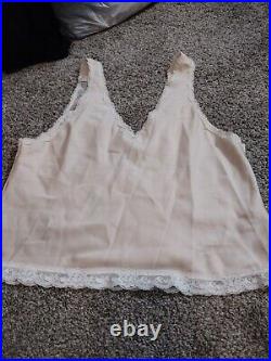 Vintage Christian Dior Slip Top Size Medium And Skirt Size 21 Inches
