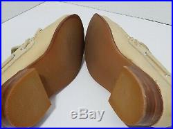 Vintage Cream Cole Haan loafer slip on Made USA. Vibram sz 8 New NOS