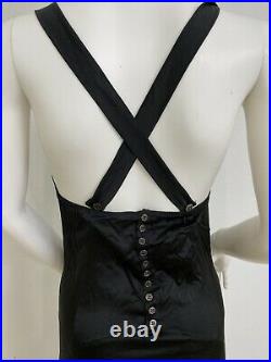 Vintage Designer Slip Dress Slip Silk W Lace Made In England Fits XS/S