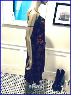 Vintage Dolce & Gabbana Iconic Sexy Lace Bodice Silk Slip Dress 42/s/m 8