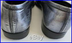 Vintage Dolce & Gabbana Mens metallic pointy toe Slip On retro Shoes US8-8.5