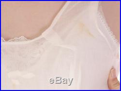 Vintage Dress Slip Young Womans Ivory Cotton Gauze Early 1920s 32-32-42