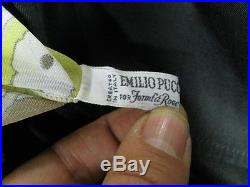 Vintage EMILIO PUCCI Two Piece Slip Mini Dress Set EPFR Size SMALL