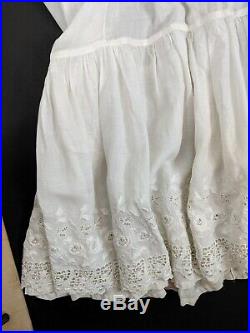 Vintage Edwardian 20s 40s 60s DRESS LOT Cotton Gown Lace Slip Coat Jacket Rayon