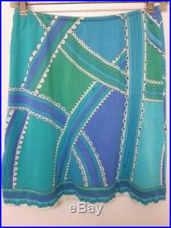 Vintage Emilio Pucci For Formfit Rogers Half Slip/Skirt Size Small Short