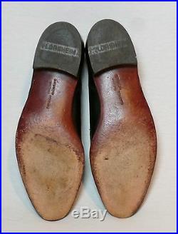 Vintage FLORSHEIM Leather Tassel Slip On Designer Loafer Dress Shoes Mens 9.5 E