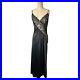 Vintage Fantasy Nightwear Lingerie Black Lace Slip Dress Goth Fairy Whimsygoth M