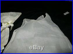Vintage Feltman Bros. White Baby Christening Dress Slip Baptism Gown Dress
