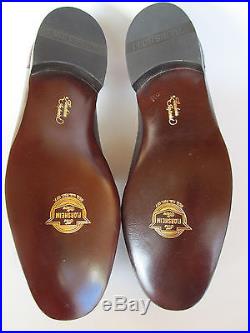Vintage Florsheim Imperial Mens Como Slip On Loafer Dress Shoes Brown Sz 10D New