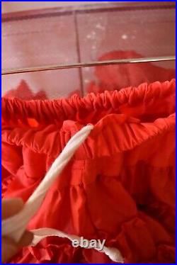 Vintage Fluffy Square Dance Red Petticoat XS-M