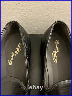 Vintage Footjoy Lizard Skin Tassled Oxford Loafer Slip On Shoes Men's 9.5 E