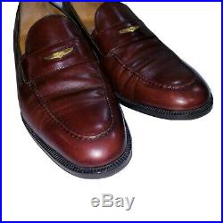 Vintage GUCCI Mens Loafers Slip On Dress Shoes Leather Size 42 M EUR