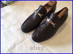 Vintage Gucci Horsebit Loafers Men's Brown size 9.5